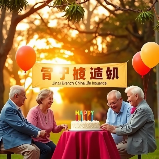 福州晋安支公司温情生日会关爱老年客户