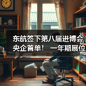 东航签下第八届进博会央企首单! 一年期展位成交金额创新高(图1) 东航签下第八届进博会央企首单! 一年期展位成交金额创新高(图1)