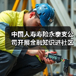 中国人寿寿险永泰支公司开展金融知识进社区活动（图4）