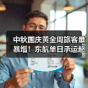 中秋国庆黄金周旅客量暴增！东航单日承运超46万（图2）