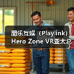 朋乐互娱（Playlink）Hero Zone VR亚太总代，授权焰枢界（厦门）数字科技有限公司为Hero Zone VR中国区域独家总代