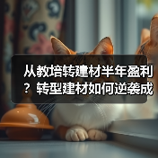 从教培转建材半年盈利？转型建材如何逆袭成功？（图3）