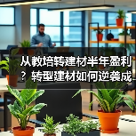 从教培转建材半年盈利？转型建材如何逆袭成功？（图4）