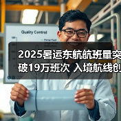 2025暑运东航航班量突破19万班次 入境航线创新高