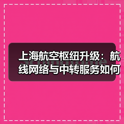 上海航空枢纽升级:航线网络与中转服务如何打造全球首选?(图4) 上海航空枢纽升级:航线网络与中转服务如何打造全球首选?(图4)