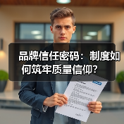 品牌信任密码:制度如何筑牢质量信仰?(图2) 品牌信任密码:制度如何筑牢质量信仰?(图2)