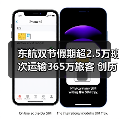 东航双节假期超2.5万班次运输365万旅客 创历史新高(图3) 东航双节假期超2.5万班次运输365万旅客 创历史新高(图3)
