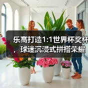 乐高打造1:1世界杯奖杯,球迷沉浸式拼搭荣耀(图1) 乐高打造1:1世界杯奖杯,球迷沉浸式拼搭荣耀(图1)
