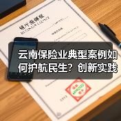 云南保险业典型案例如何护航民生?创新实践彰显服务温度(图2) 云南保险业典型案例如何护航民生?创新实践彰显服务温度(图2)
