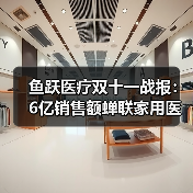 鱼跃医疗双十一战报:6亿销售额蝉联家用医疗器械行业第一(图1) 鱼跃医疗双十一战报:6亿销售额蝉联家用医疗器械行业第一(图1)