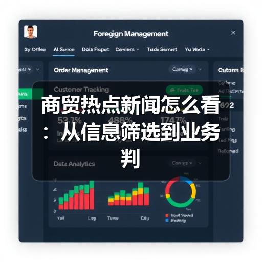 商贸热点新闻怎么看:从信息筛选到业务判断的实用指南