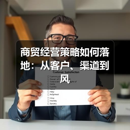 商贸经营策略如何落地:从客户、渠道到风控的实用思路