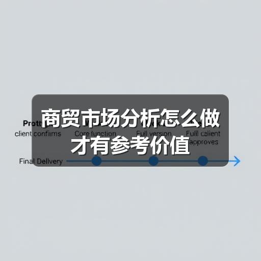 商贸市场分析怎么做才有参考价值