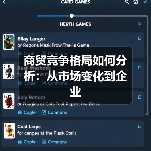 商贸竞争格局如何分析:从市场变化到企业应对策略