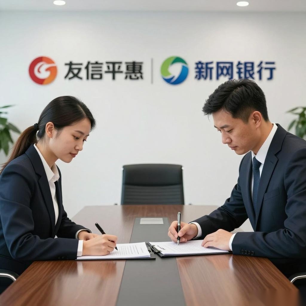 祝贺友信普惠与新网银行战略合作 推动数字金融发展