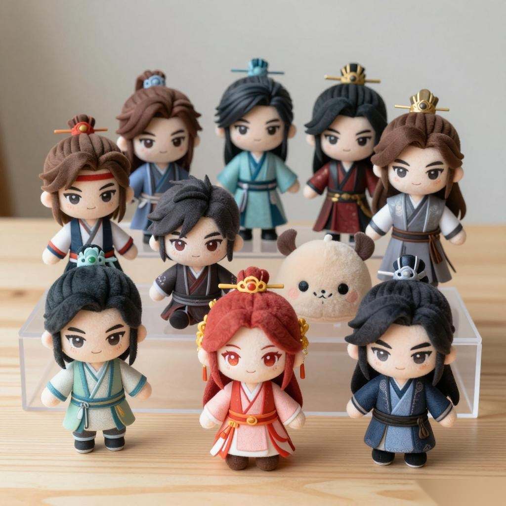 阅文八大IP联名推出精品毛绒盲盒