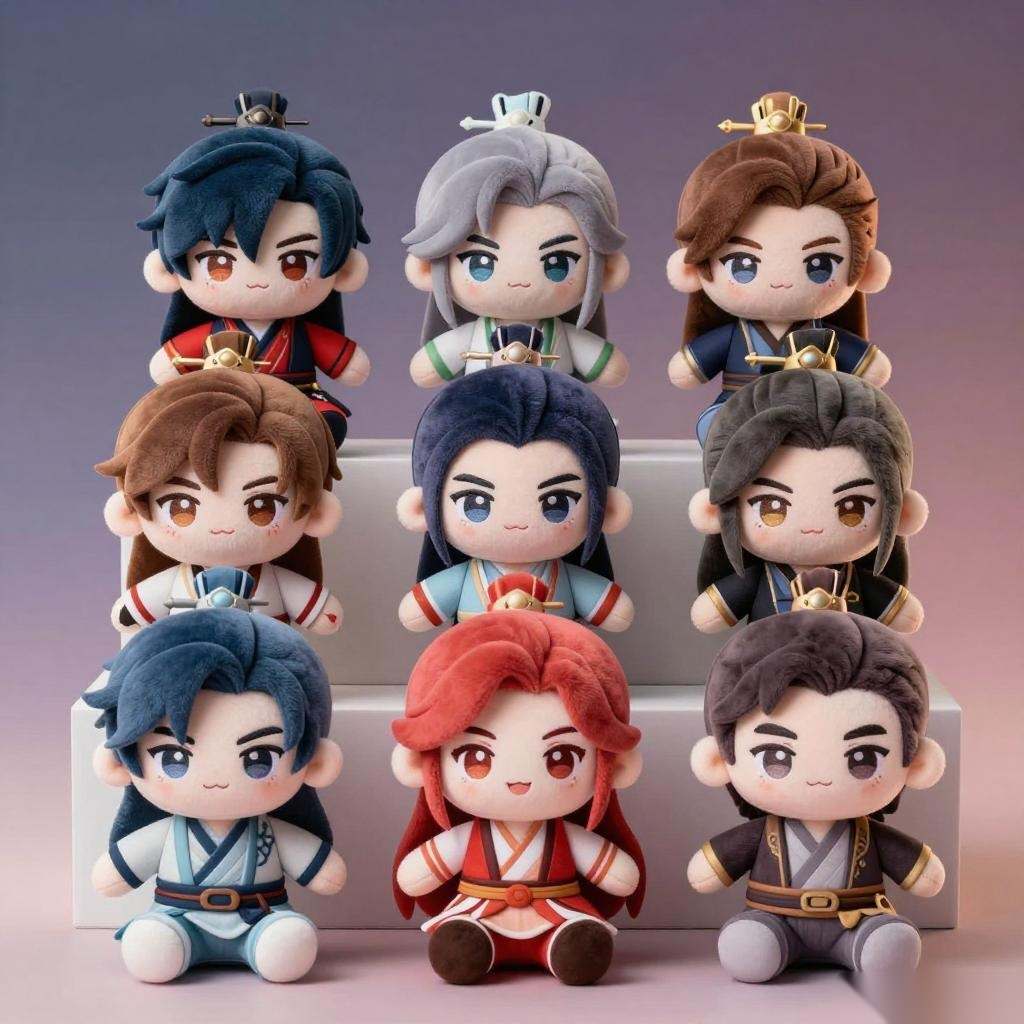 阅文八大IP联名推出精品毛绒盲盒