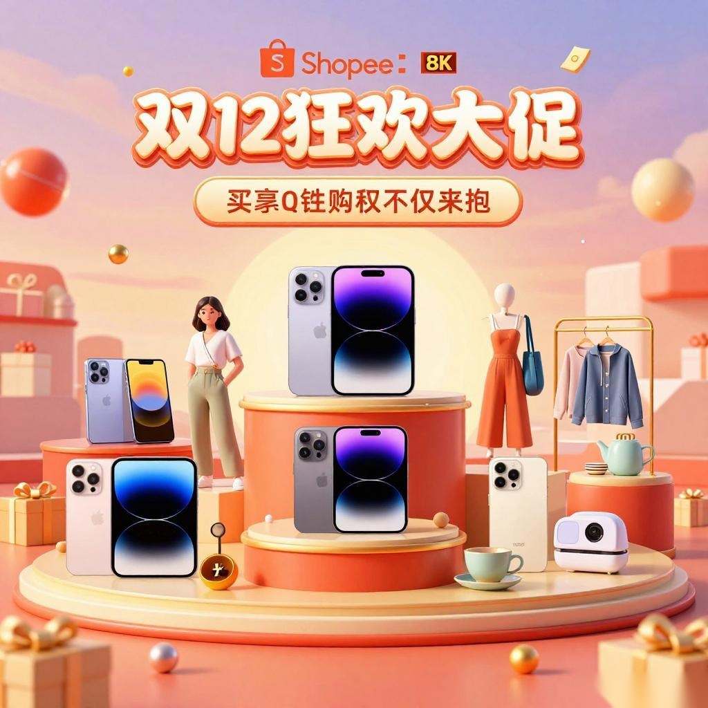 Shopee双12大促：官方仓整体销售额攀升6倍