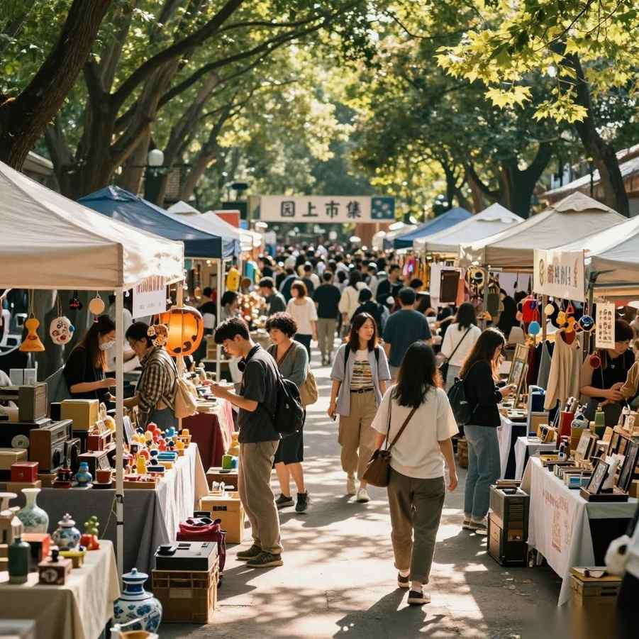 相约顺联公园里「园上市集」，一场极致的生活美学交流会