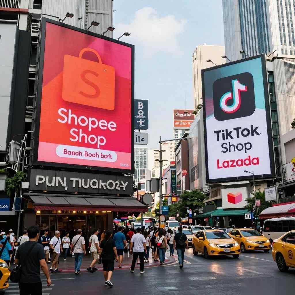 泰国电商三强争霸，Shopee稳坐头把交椅