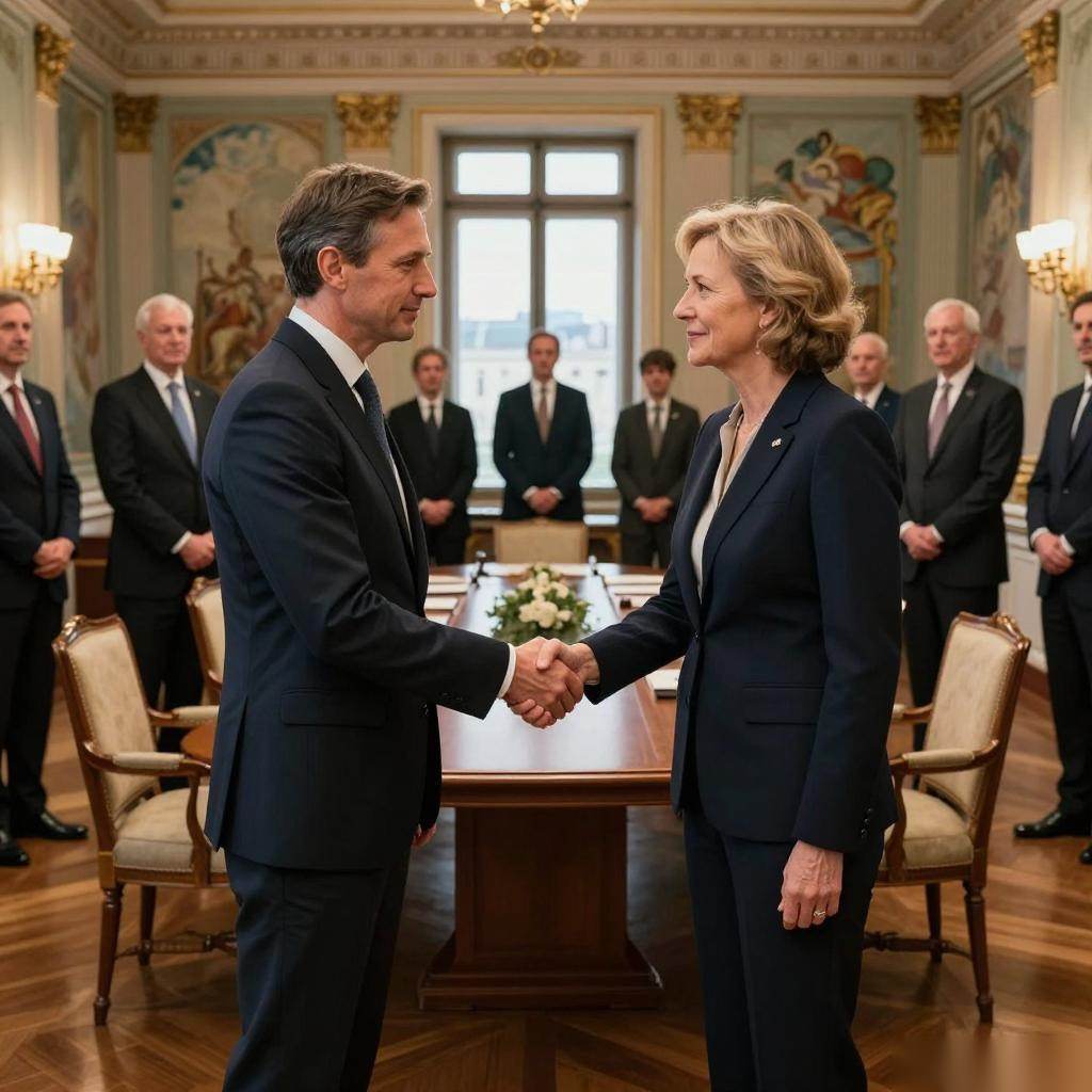 天九企服董事长戈峻会见奥地利国民议会议长多丽丝·布雷斯