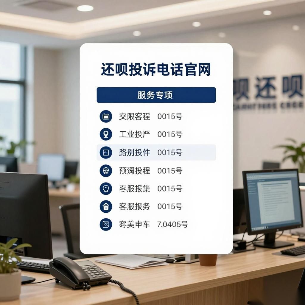 还呗投诉电话官网及客户服务渠道详解