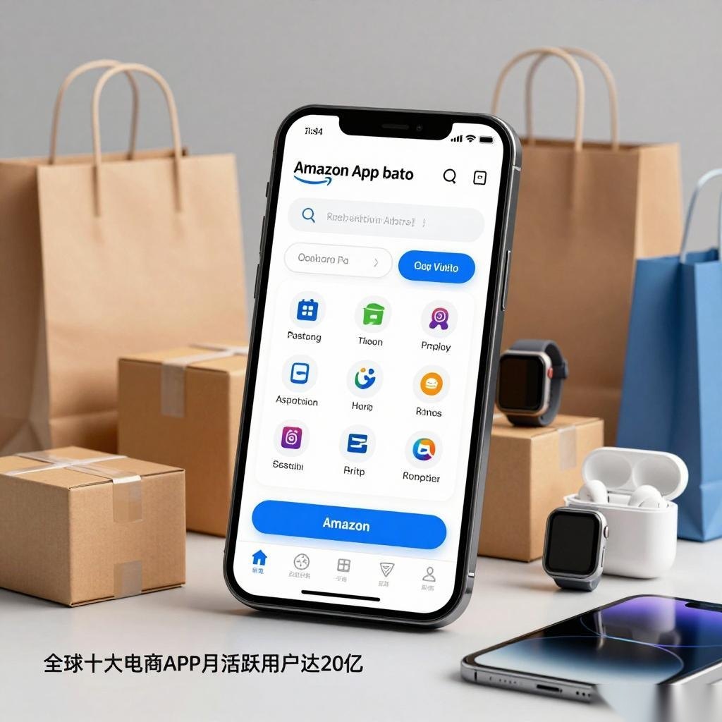 全球电商APP月活用户超20亿 亚马逊居首亚洲平台占主导