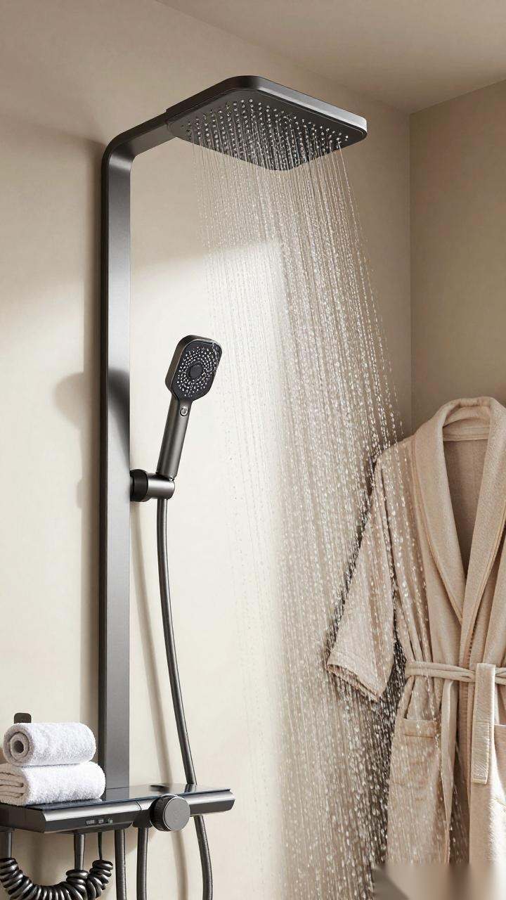 下班后享受私人SPA时光，智能淋浴系统带来舒适体验