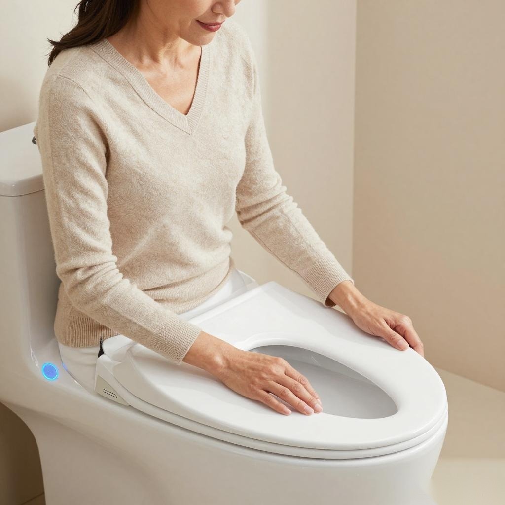 脚触感应智能坐便器T40-L打造家庭轻智能新体验