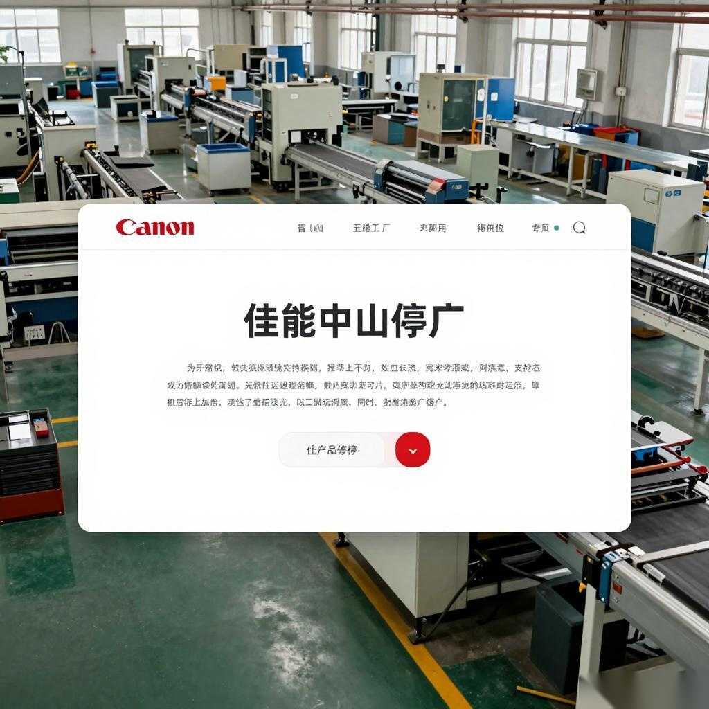 佳能中山工厂停产背后：传统制造业转型挑战与机遇