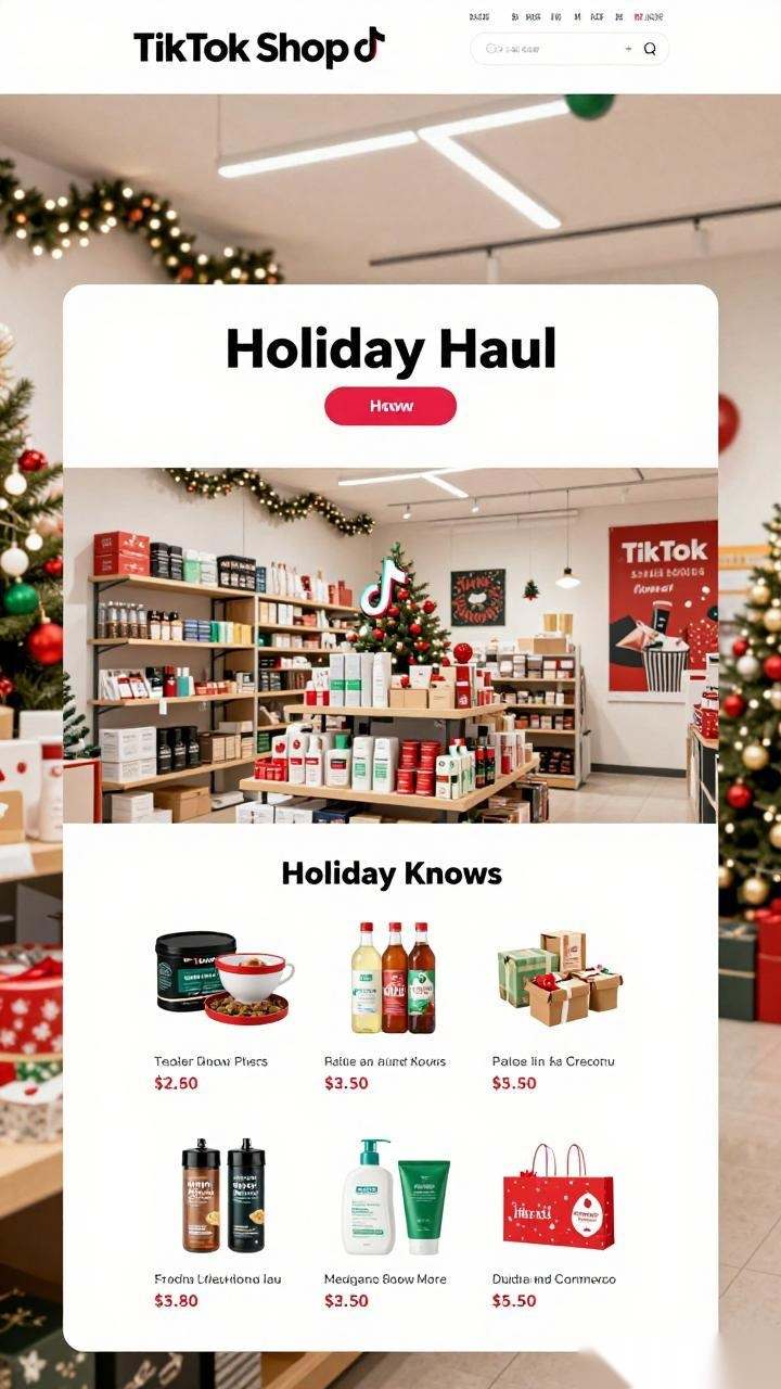TikTok Shop美区年终大促Holiday Haul来袭 跨境商家备战攻略