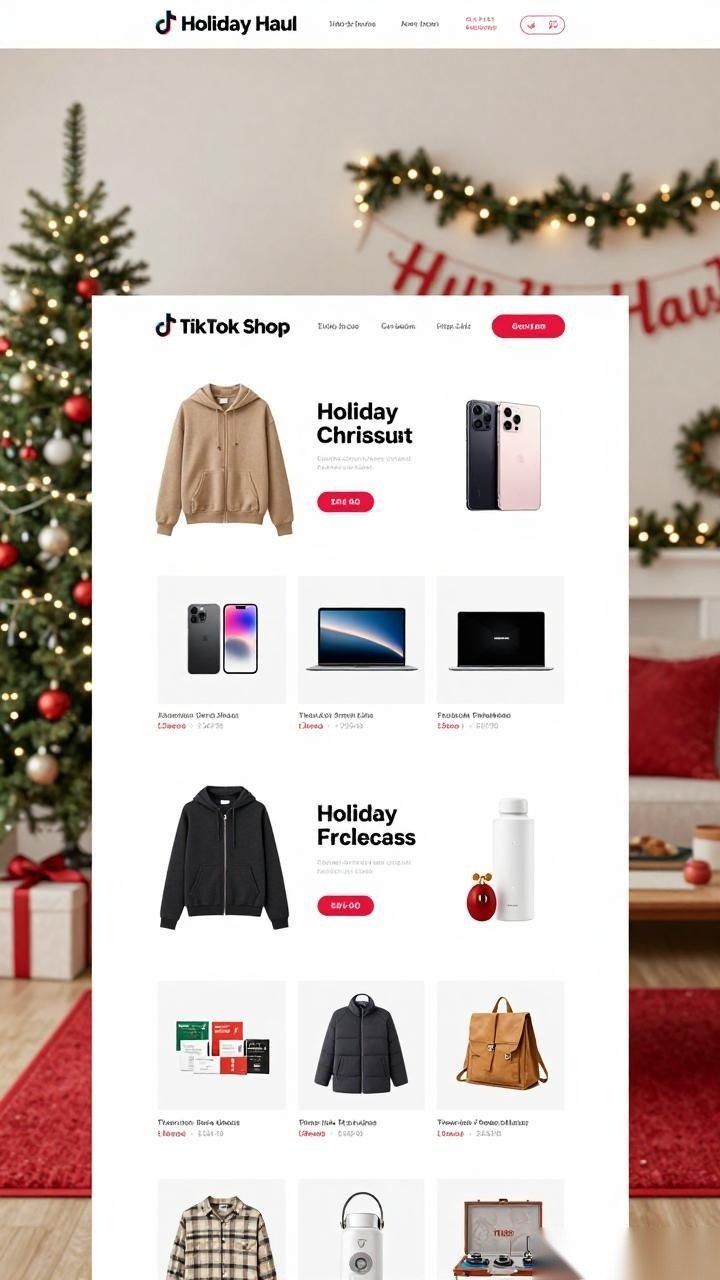 TikTok Shop美区年终大促Holiday Haul来袭 跨境商家备战攻略
