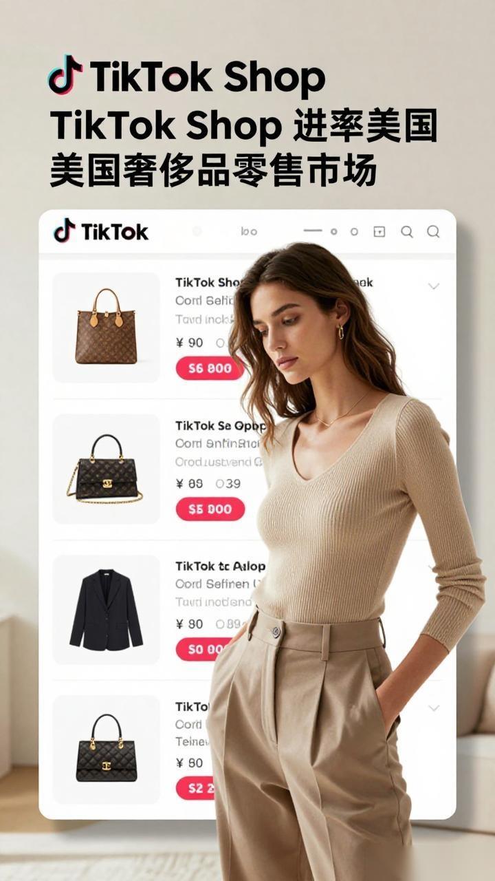 TikTok Shop进军奢侈品零售 二手高端商品销售成新增长点