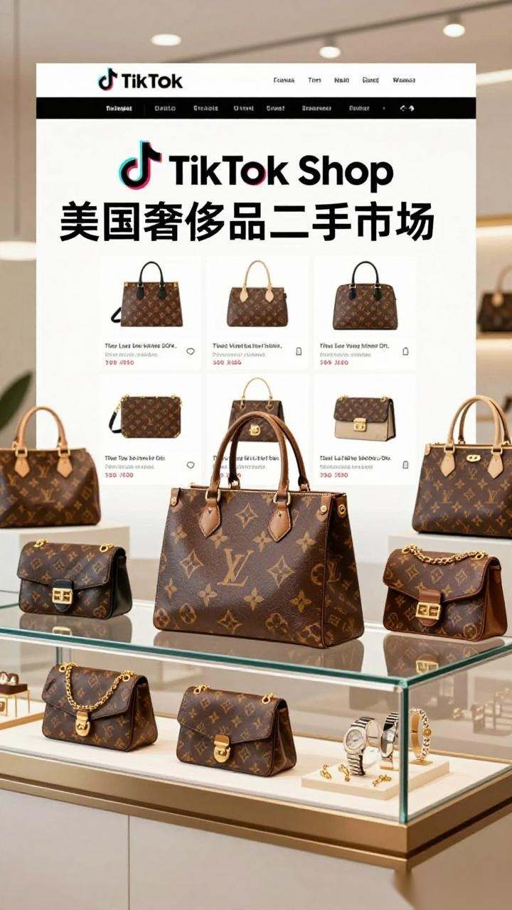 TikTok Shop进军奢侈品零售 二手高端商品销售成新增长点