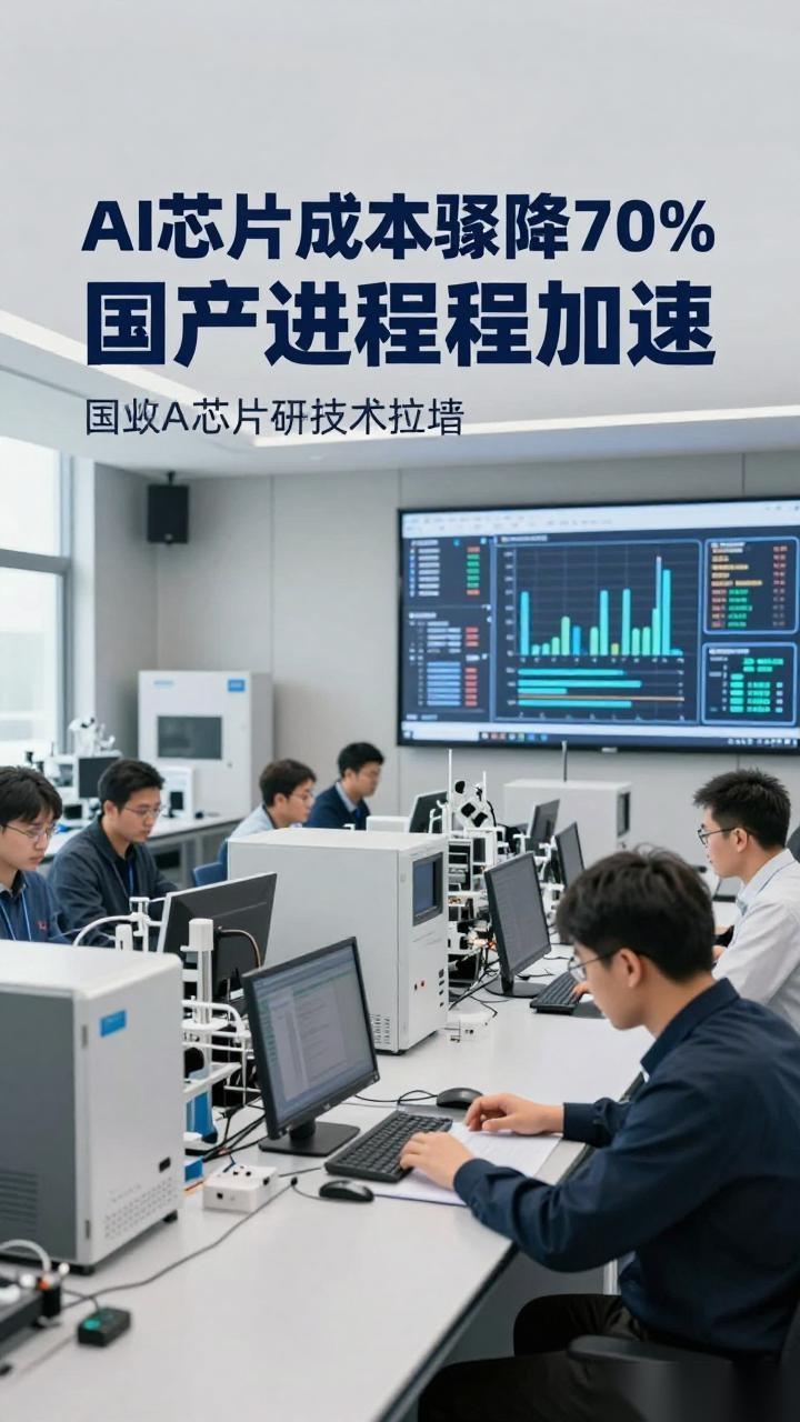 AI芯片成本骤降70% 国产化进程加速抢占万亿市场