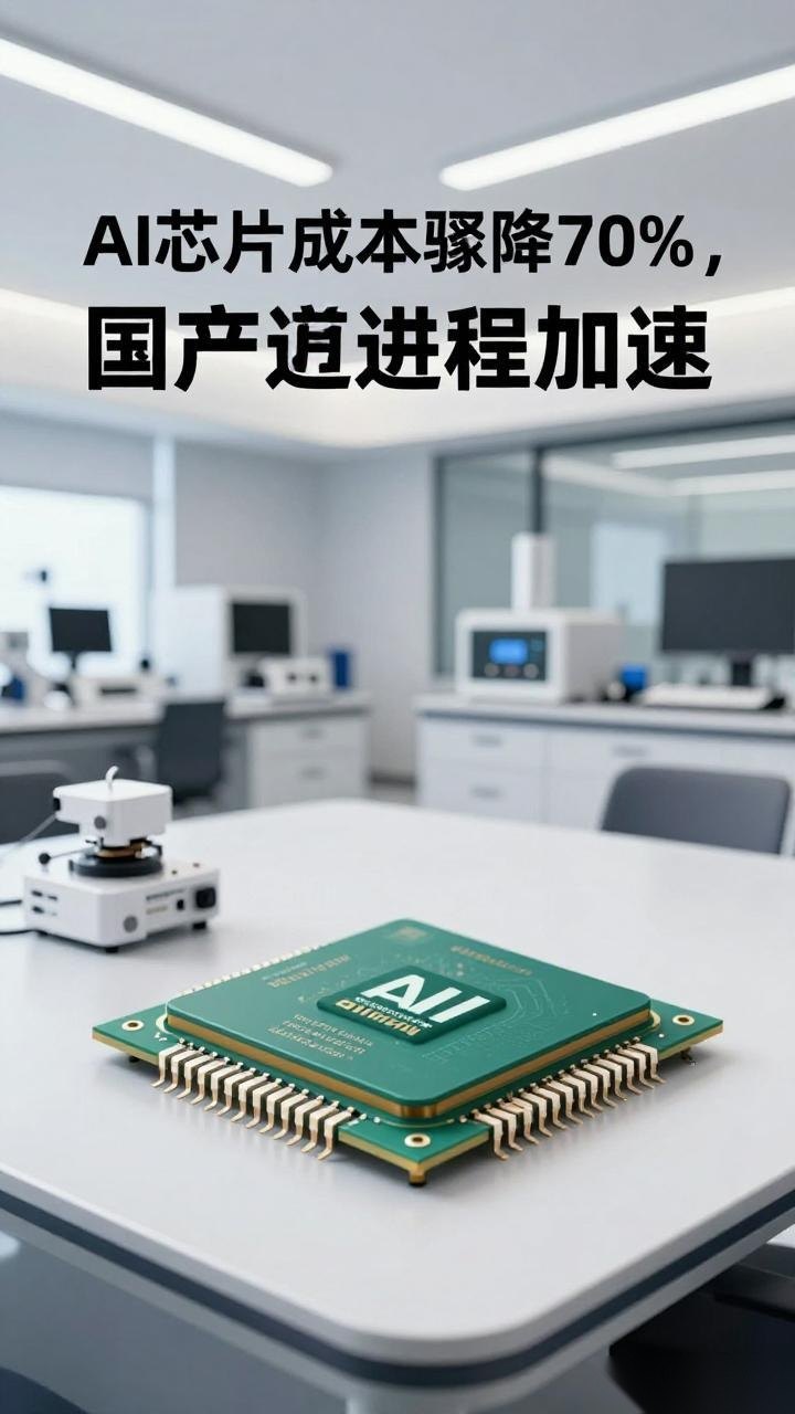 AI芯片成本骤降70% 国产化进程加速抢占万亿市场