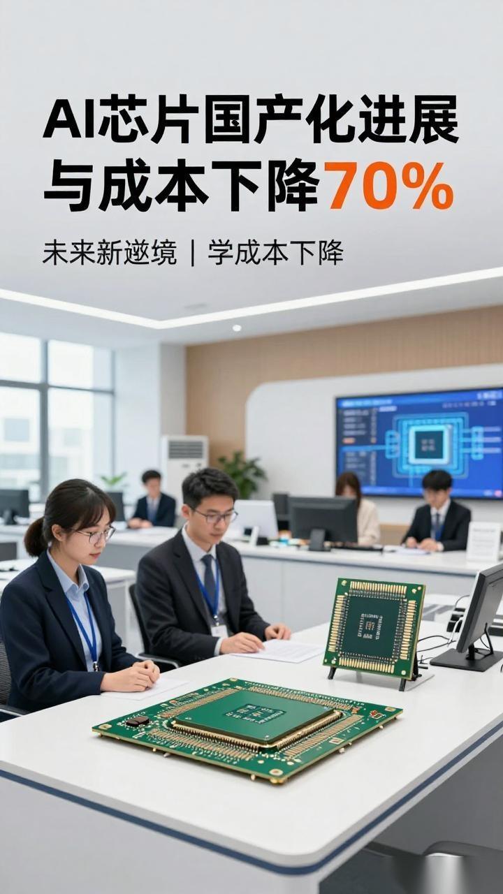 AI芯片成本骤降70% 国产化进程加速抢占万亿市场