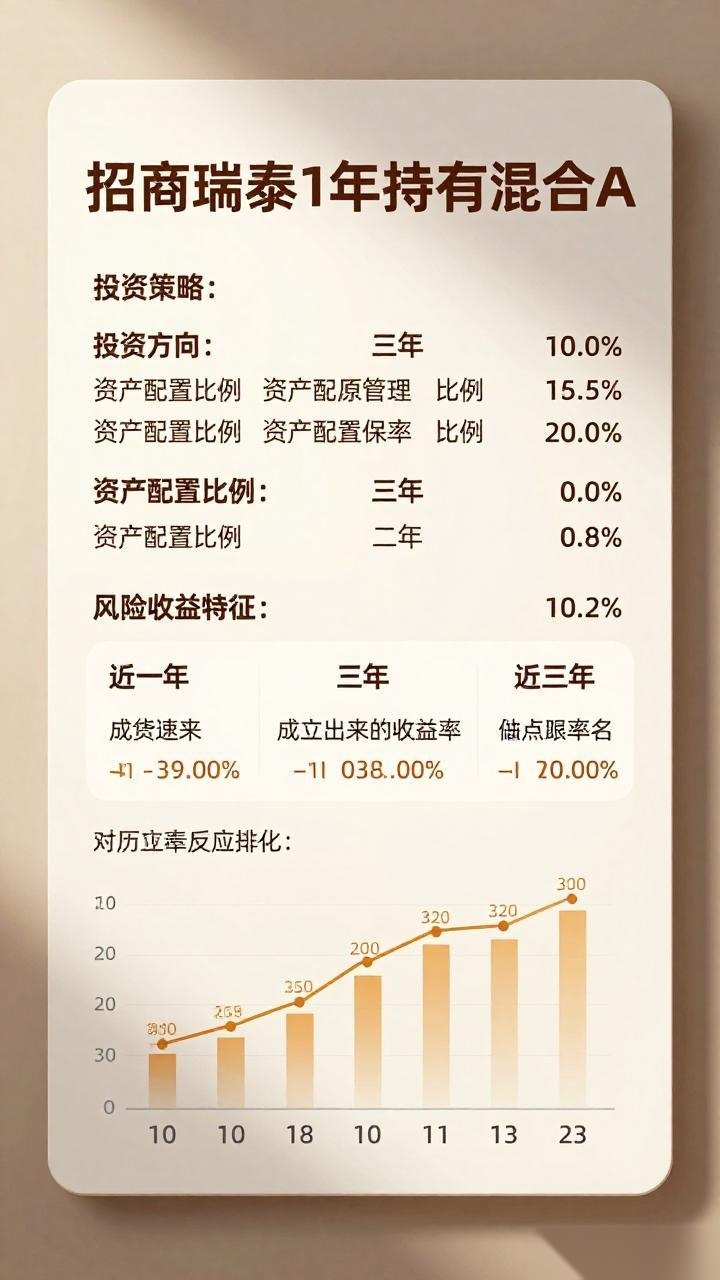 招商瑞泰1年持有混合A：固收+基金投资策略解析