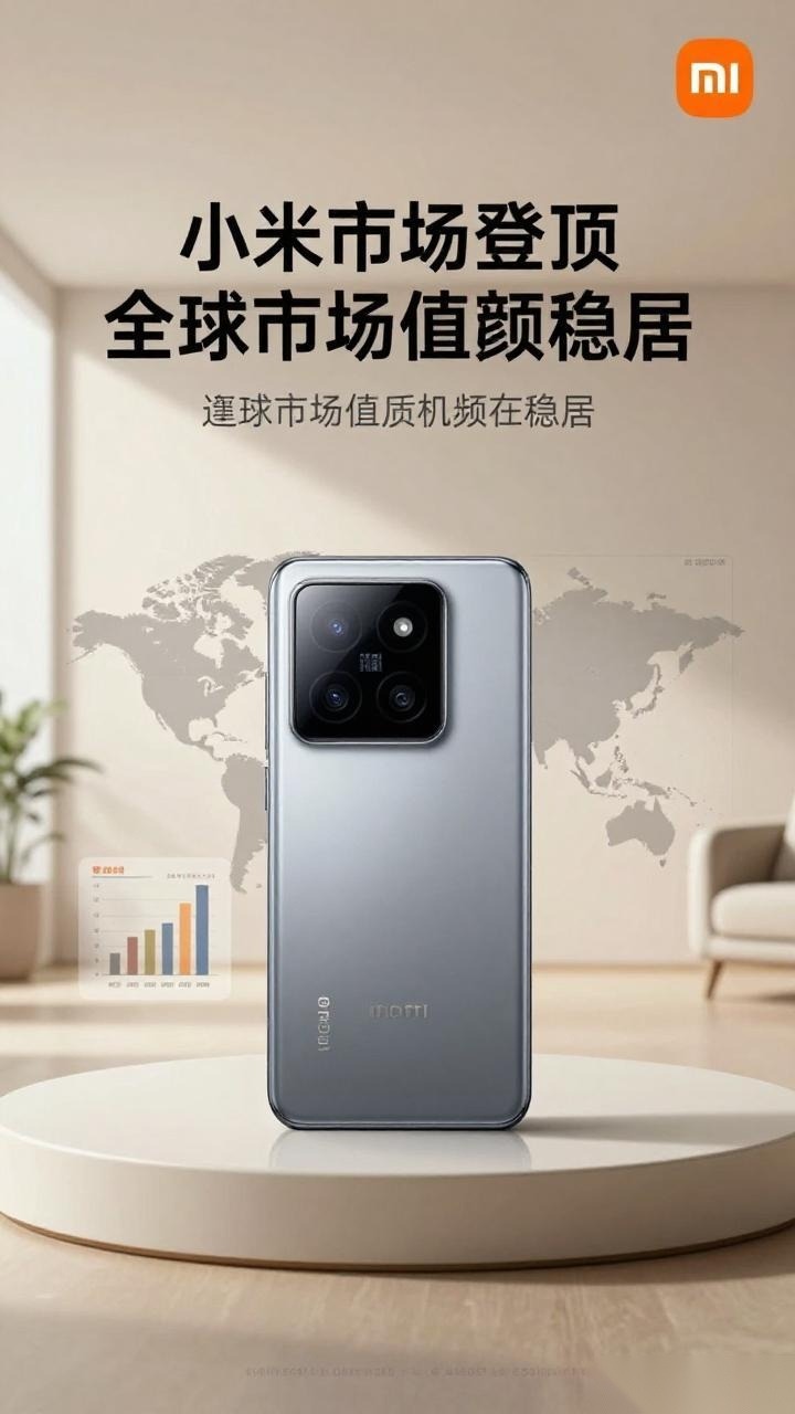 小米手机登顶俄罗斯第一 全球市场份额稳居前三