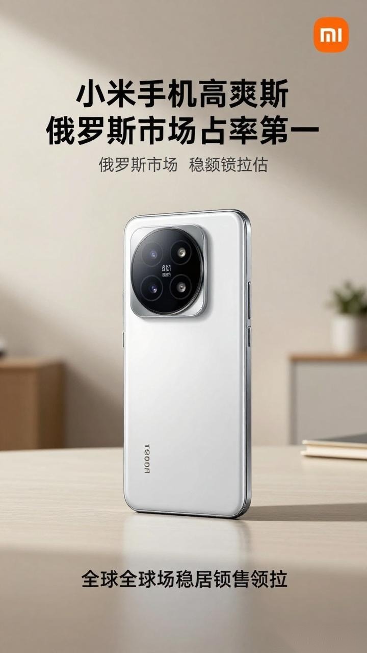 小米手机登顶俄罗斯第一 全球市场份额稳居前三