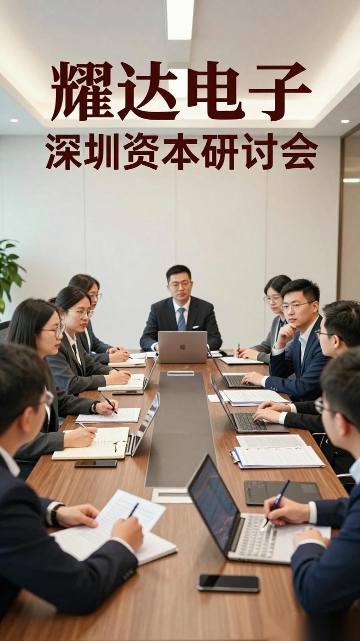 耀达电子深圳资本研讨会圆满成功， 携手资本共拓模切领域新蓝海