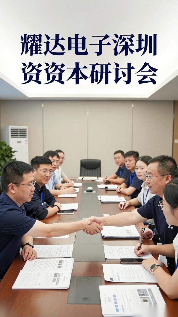 耀达电子深圳资本研讨会圆满成功， 携手资本共拓模切领域新蓝海