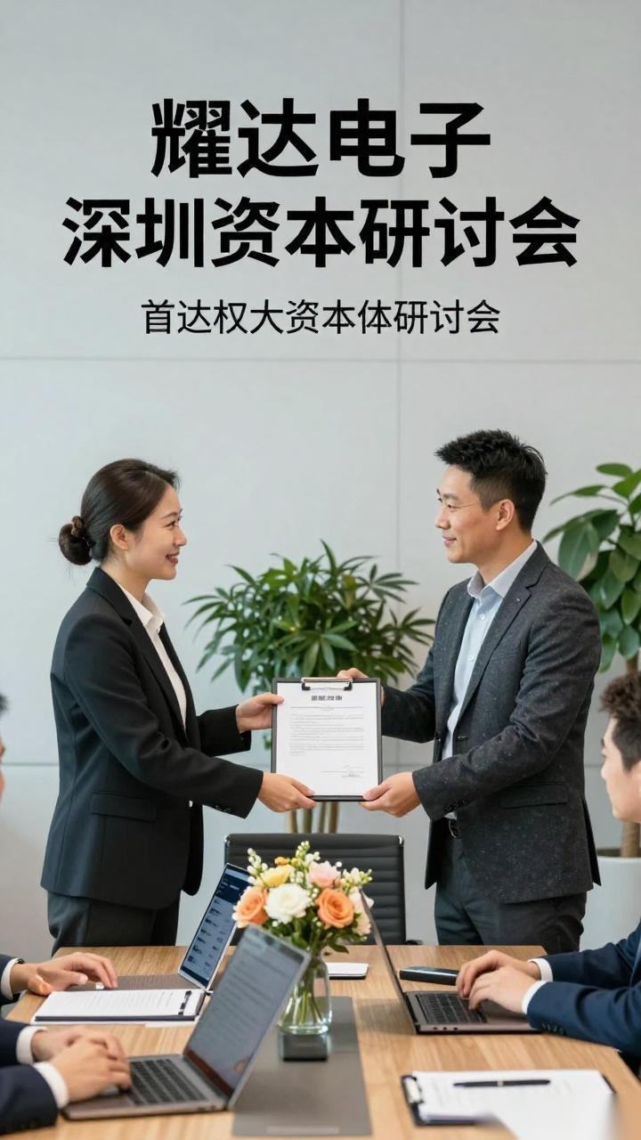 耀达电子深圳资本研讨会圆满成功， 携手资本共拓模切领域新蓝海