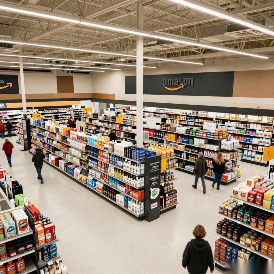 亚马逊挑战沃尔玛：在芝加哥郊区开设大型综合商店