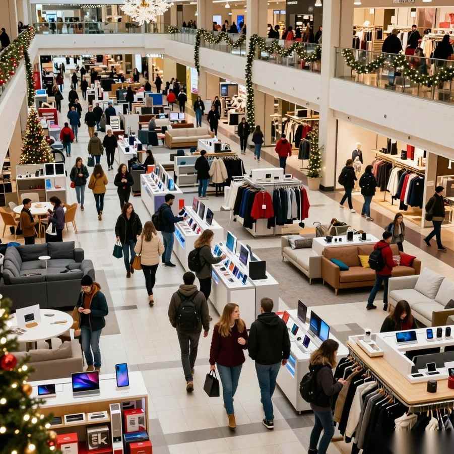 美国假日季消费再创新高 达2578亿美元增长显韧性