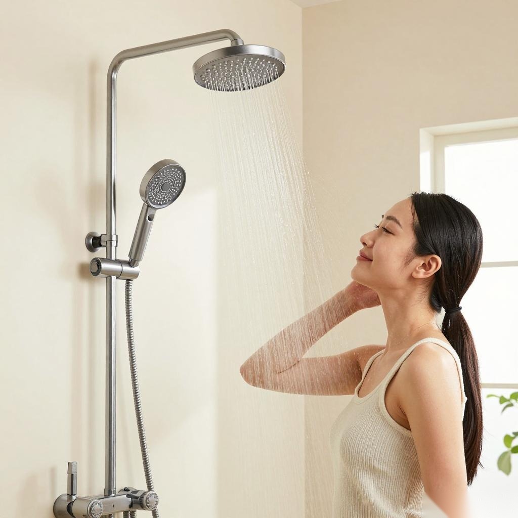 恒温花洒的舒适淋浴体验 20分钟充电疗法