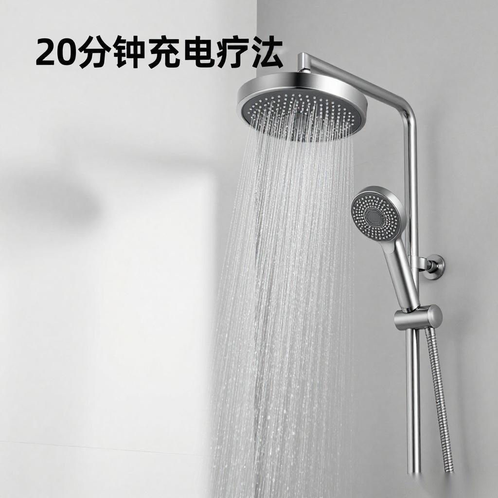 恒温花洒的舒适淋浴体验 20分钟充电疗法
