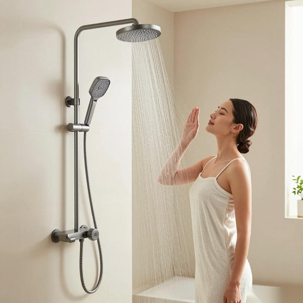 恒温花洒的舒适淋浴体验 20分钟充电疗法