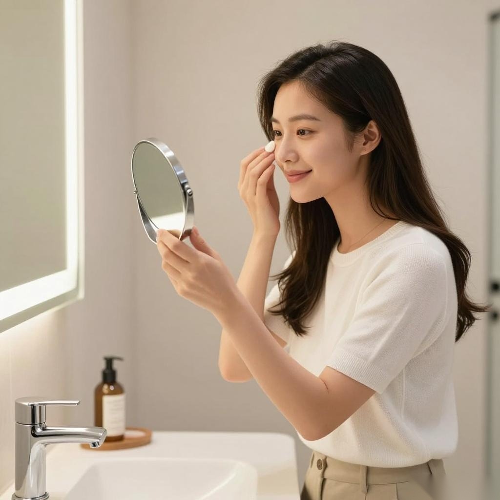 智能光域+科学收纳北欧美学浴室柜设计