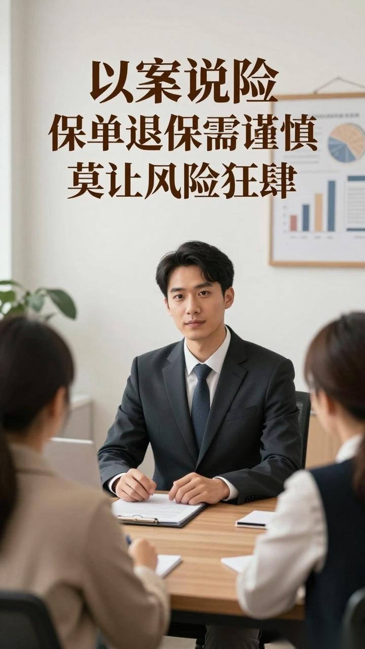 【以案说险】保单退保需谨慎 莫让风险狂肆虐